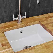 Kraus undermount kitchen sink /model#ka1us21b/white ceramic. Reginox Undermount Ceramic Kitchen Sink Drainer Single Bowl White