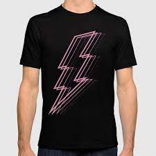Pink Lightning Bolt T Shirt By Feliciasdesigns Tap And Buy Right Now Lightning Bolt Shirts T Shirt