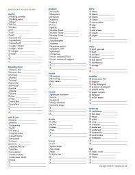 Free printable grocery lists list template with blank no. 32 Printable Printable Grocery List Pdf Forms And Templates Fillable Samples In Pdf Word To Download Pdffiller