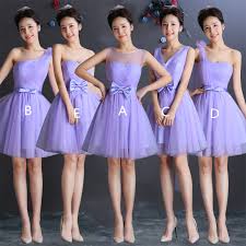 Wedding bridesmaids wedding attire bridesmaid dresses prom dresses wedding dresses neutral here comes the bride wedding bells just in case. Holievery Lavender Tulle Short Bridesmaid Dresses 2020 Beach Knee Length Wedding Party Dress Lace Up Maid Of Honor Gowns Bridesmaid Dresses Aliexpress