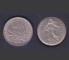 60 Cents Only 1972 France 1 Franccoin Trash And By