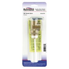Temperatures, a temperature and pressure relief valve must be installed in the opening marked t & p relief valve valve should be used with your water heater. Richmond Water Heater Temperature And Pressure Relief Valve T P At Menards