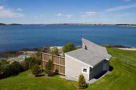Spacious Waters Edge Deck With This Bailey Island Maine Rental
