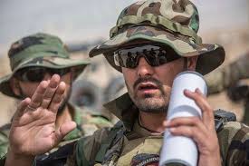 An Afghan National Army Special Forces (ANASF) members