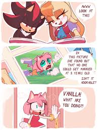 353980 - safe, artist:toonsite, amy rose (sonic), classic amy, classic  sonic, shadow the hedgehog (sonic), sonic the hedgehog (sonic), vanilla the  rabbit (sonic), eulipotyphlan, fictional species, hedgehog, lagomorph, lop  eared, mammal, mobian,