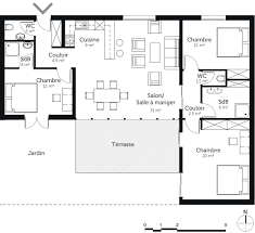 426 plans de maisons originales, contemporaines, modernes ou traditionnelles et des plans gratuits. Resultat De Recherche D Images Pour Plan Maison 3 Chambres Plain Pieds Plan Maison Plain Pied Plan Maison Plein Pied Maison Plain Pied
