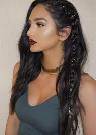 Check Out These Beautiful Bohemian Hair Styles To Try This Festival Season Bohemian Hairstyles Hair Styles Holiday Hairstyles