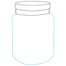 Flowers mason jar drawing design stock vector royalty free 1083000179. How To Draw A Mason Jar Really Easy Drawing Tutorial