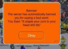 Son got banned from club penguin (i.imgur.com). So My Friend Got Banned From Club Penguin Imgur