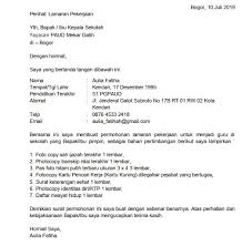 Contoh surat pernyataan perjanjian cerai Download 35 Contoh Surat Lamaran Kerja Guru 2021 Doc Pdf