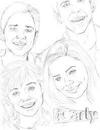 Icarly Coloring Pages Coloring Pages To Print Cute Coloring Pages Icarly Super Coloring Pages