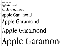 Free Font Apple Garamond