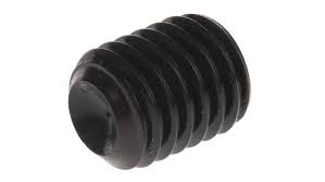 Black, Self-Colour Steel Hex Socket Set M10 x 12mm Grub Screw | RS