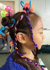 Idea For Crazy Hair Day At School Crazy Hair Day Girls Crazy Hair Crazy Hair Day Ideas