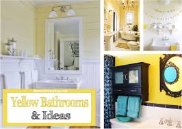 Adding yellow niches to your grey bathroom can be a good idea too. Yellow Bathrooms Ideas Inspiration Remodelingguy Net