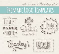 Premade Logo Templates Editable Logo Designs Cute Logo Etsy Premade Logo Templates Logo Templates Premade Logo