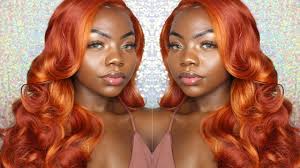 Find the best shade of red hair why choose just one hair color? Its A Wig Frida Ff Copper Auburn 27 Perfect Fall Color For Dark Skin Youtube