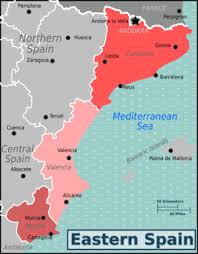 This simple outline map of spain is one of these images. Eastern Spain Travel Guide At Wikivoyage
