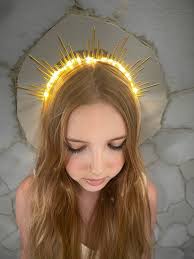 Buy Light-up Sunburst Goddess Crown Festival Head Piece