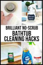 Here are the best bathtub cleaners: 13 Simple Bathtub Cleaning Tips For Totally Gunky Tubs