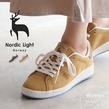Nordic Light ノルディックライト スニーカー レディース ローカット レースアップ 紐靴 北欧 ノルウェー グレー ベージュ NL044  : S-mart Yahoo! JAPAN店 - 通販 - Yahoo!ショッピング