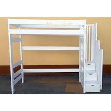 Letto a soppalco con armadio in legno massello scandola mobili e rete estraibile acquistabile direttamente online a 3.992 euro iva inclusa. Letto A Soppalco Con Scala Contenitore Iris 1 Letti A Soppalco