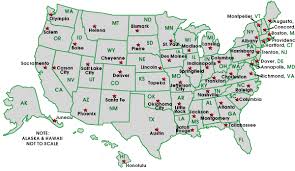Capitals States And Capitals United States Map State Capitals Map