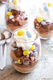 Or make lighter, fluffier desserts that rely on the egg whites. Mini Eggs Easter Brownie Parfaits The Busy Baker