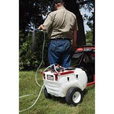 If you're looking for a tow behind sprayer with a 100% continuous duty rating, northstar trailer broadcast and spot sprayer is the best option. Northstar Tow Behind Trailer Boom Broadcast And Spot Sprayer 21 Gallon Capacity 2 2 Gpm 12 Volt Dc Atv Towing North Star