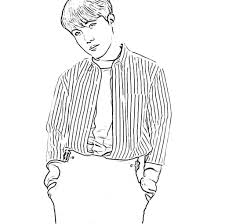 Download for free in png, svg, pdf formats 👆. Bts Coloring Pages Print Members Of A Popular Korean Group