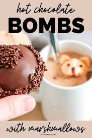 Hot Chocolate Bombs With Corgi Marshmallows Recipe For Dog Lovers Recipe Chocolate Bomb Hot Chocolate Recipes Diy Hot Chocolate