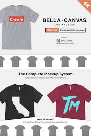 Bella Canvas 3001cvc Tee Mockups Clothing Mockup Brand Colors Color Swatches