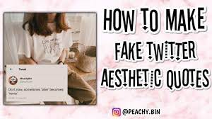 Go to canva to create a logo or image for your challenge and add it to your video. Tutorial Fake Twitter Quotes Aesthetic Oceanicc Youtube