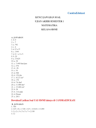 We did not find results for: Kunci Jawaban Soal Uas Mtk Kls 6 Smt1 Candraedukasi