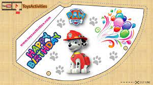 Check out our paw patrol party printables selection for the very best in unique or custom, handmade pieces from our party décor shops. Paw Patrol Party Supplies Paw Patrol Party Hats Paw Patrol Birthday Party Hats Toys Activities Preschool Activities Party Ideas Party Inv Geburtstag Geburt