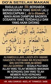 Doa sesudah makan sesuai sunnah. Informasi Doa Terlengkap Doa Sesudah Makan Sesuai Sunnah