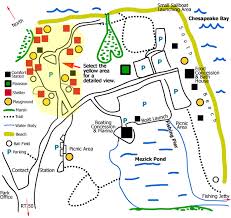 Point state park is located right in downtown pittsburgh at the point where the three rivers converge, offering scenic views and an easy urban escape. Map Of Sandy Point State Park