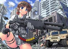 Cod Girl Anime Soldaten Hase