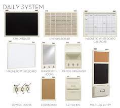 Daily Organization System Creamy White Pottery Barn