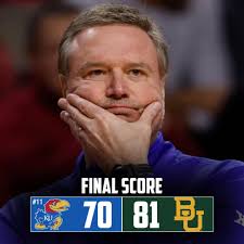 Baylor outscored 27-0 in the second half after leading 17-14 at half.  BAYLOR- 17 ARIZONA-41 FINAL #Big12 #wacotexas #sicem