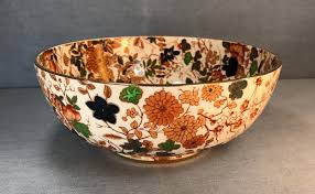Vintage, royal, cauldon, meat, dish, unusual, pattern, similar, victoria, without. Royal Cauldon Serving Bowl Bittersweet Pattern Floral W Gold Etsy
