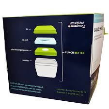 Check spelling or type a new query. Fit Fresh Salad Shaker With Removable Ice Pack Dressing Dispenser 5 Piece Bowl Iherb
