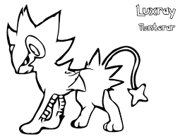 Pokemon Luxray Coloring Pages From The Thousand Images On The Net Concerning Pokemon Luxray C Pokemon Coloring Pages Pokemon Coloring Coloring Pages For Boys