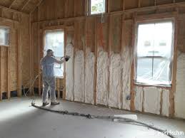 Spray foam insulation is a type of building insulation that can be used in walls, ceilings, crawlspaces and other parts of buildings. Spray Foam Insulation Domestic Imperfection