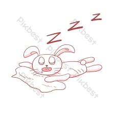 Kelinci smiley pakej sedih kartun tangan dilukis kartun. Gambar Arnab Comel Kartun Yang Sedang Tidur Elemen Grafik Psd Percuma Muat Turun Pikbest