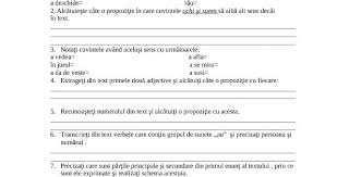 Teste La Limba Romana Clasa A 6 Md Căutare Google Romanian Language Homework Sheet School