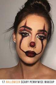 17 Scary Pennywise Makeup For This Halloween Halloween Makeup Pretty Halloween Eye Makeup Halloween Makeup Clown