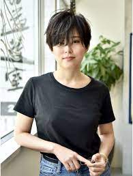 黒髪ベリーショートモードマッシュ無造作ジグザグバングくせ毛風 l018876919 ヘアーリゾートテラス hair resort terrasse のヘアカタログ ホットペッパービューティー ショートのヘアスタイル ヘアカット ショート ベリーショート 黒髪