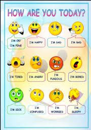 How Are You Feeling Today Chart Esl Worksheet By Driceyj