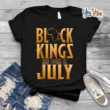 He's another year older, and another year wiser— and that's reason enough stumped trying to figure out what the best men's birthday gift entails? Black Men Birthday Shirt Kings Are Born In July T Shirt Office Tee
